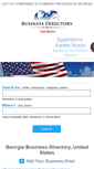 Mobile Screenshot of georgia-businessdirectory.com