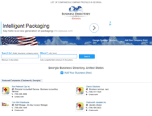 Tablet Screenshot of georgia-businessdirectory.com